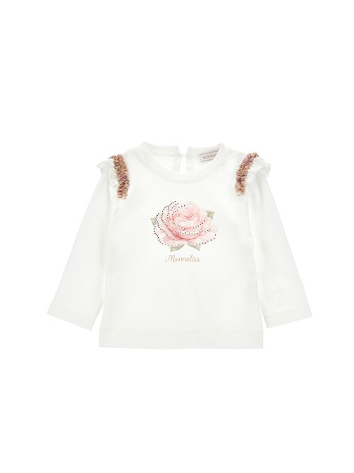T-shirt, bambina, con galette. MONNALISA | 39H602 80020001